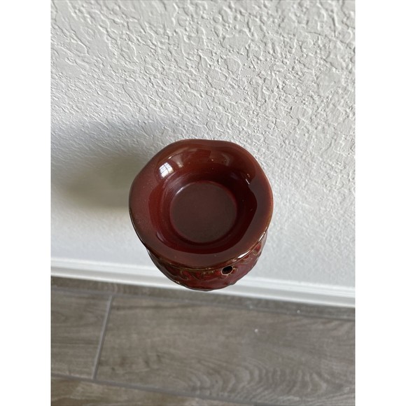 Scentsy Wall Plug In Wax Melt Warmer Roma Red Brown Tested Working - Picture 3 of 5